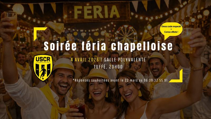 Repas du Club - Soiree Feria Jaune &amp; Blanche
