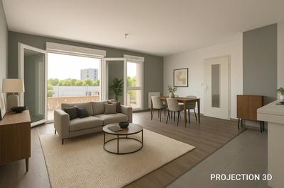 Appartement - 64 m² - 3 pièces