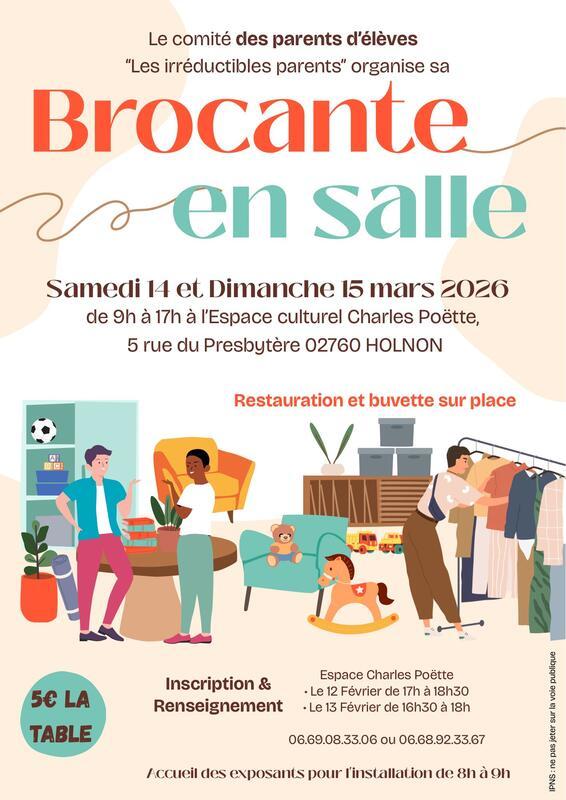 Brocante en salle