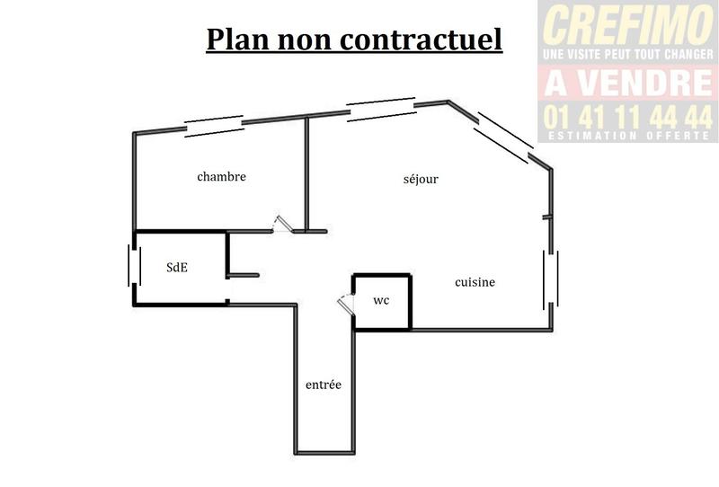 Appartement - 44 m² - 2 pièces