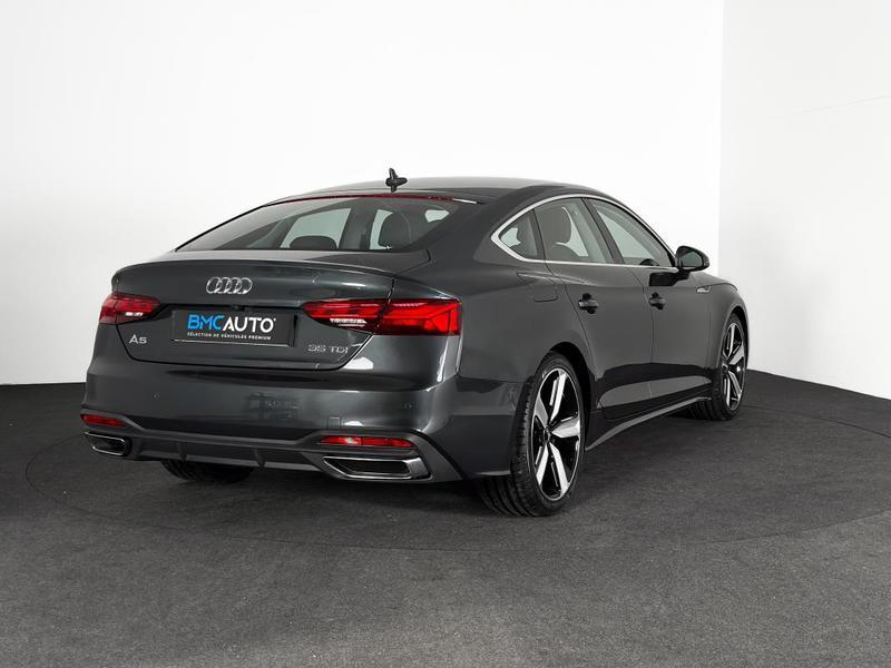 Audi A5 Sportback 35 Tdi 163ch s-Tronic Mhev Virtual Cockpit Cuir Chauff Regul Carplay Camera