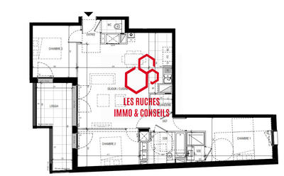 Appartement - 85 m² - 4 pièces