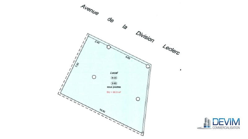 Local commercial - 69 m²