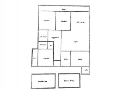 Appartement - 83 m² - 4 pièces