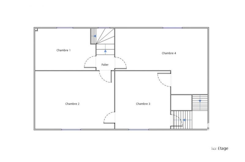 Maison de village - 135 m² - 4 pièces