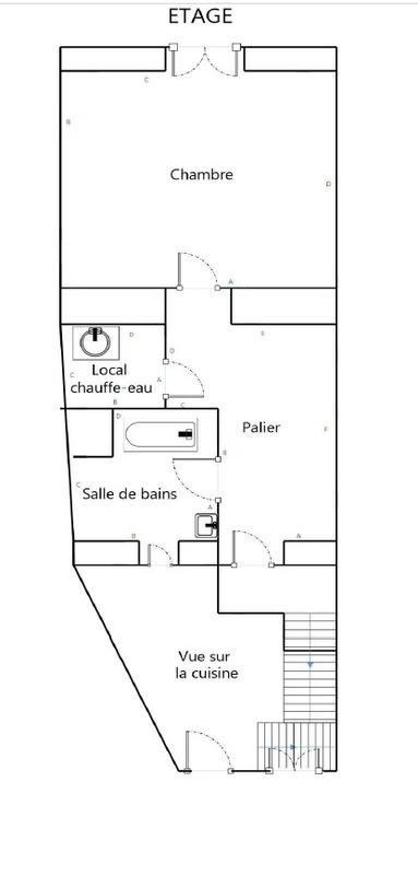 Maison - 75 m² - 3 pièces