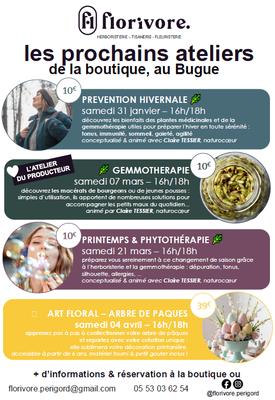 Atelier - Art floral : arbre de pâques