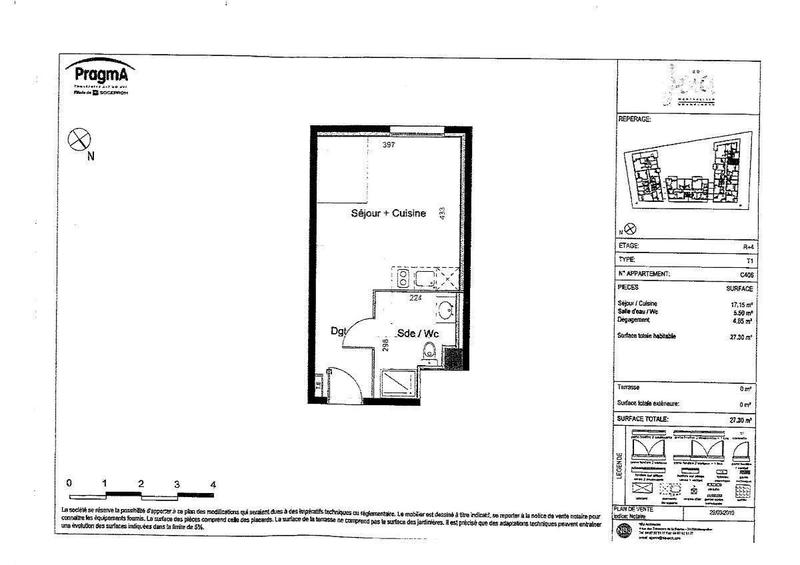 Appartement - 27 m² - 1 pièce
