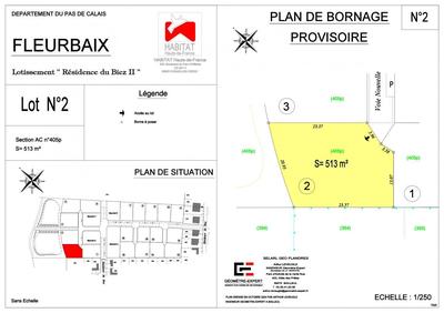 Terrain constructible - 513 m²