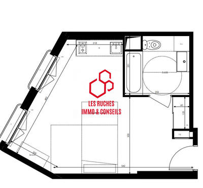 Appartement - 31 m² - 1 pièce