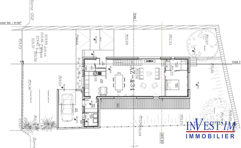 Maison d'architecte - 133 m² - 5 pièces
