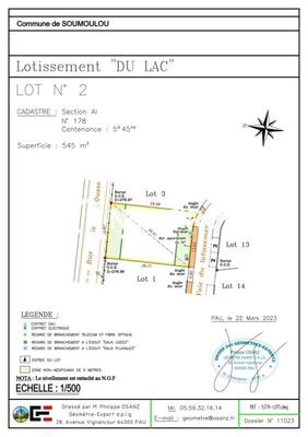 Terrain constructible - 487 m²