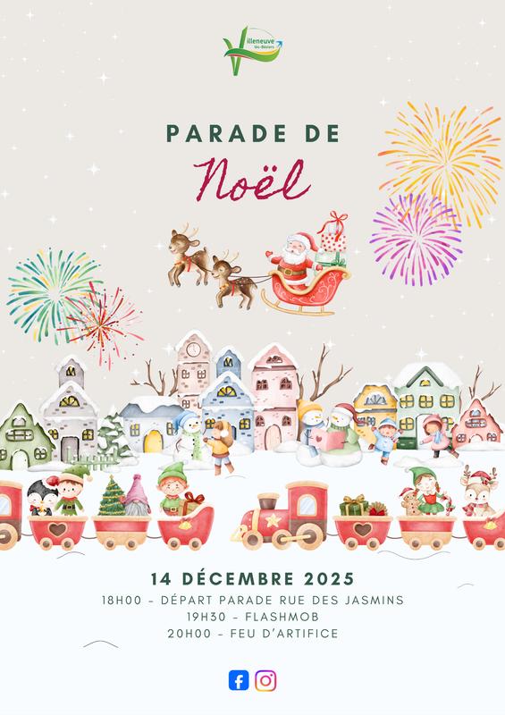 Parade de Noël et Feu d'Artice