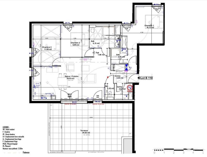 Appartement - 89 m² - 4 pièces