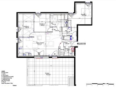 Appartement - 89 m² - 4 pièces