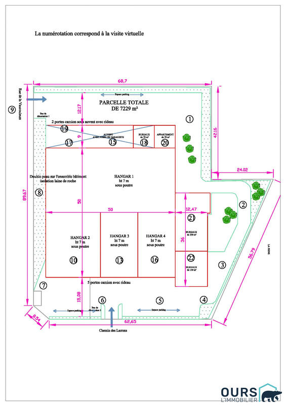 Local d'activités - 3 383 m²