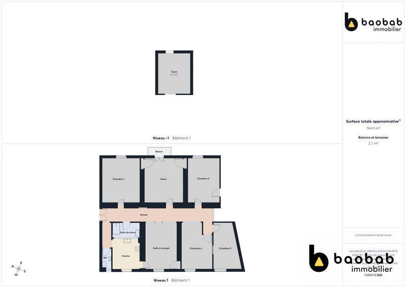 Appartement - 147 m² - 5 pièces