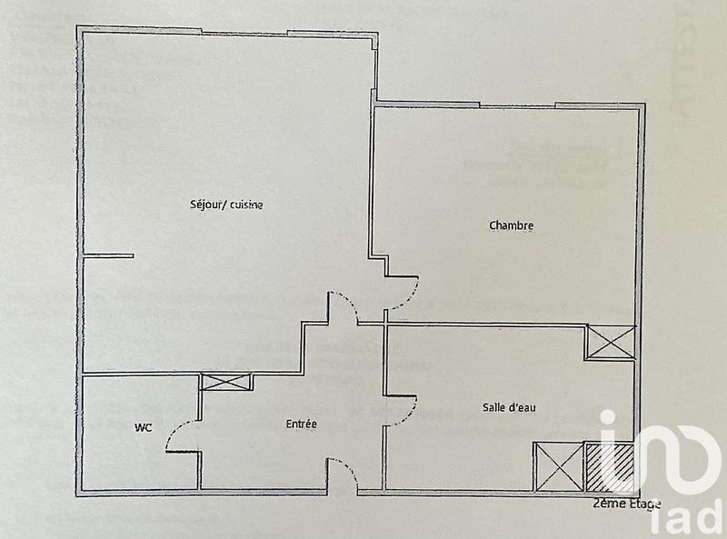Appartement - 42 m² - 2 pièces