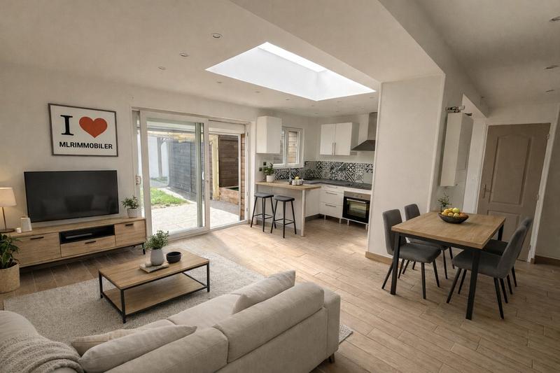 Maison - 51 m² - 2 pièces