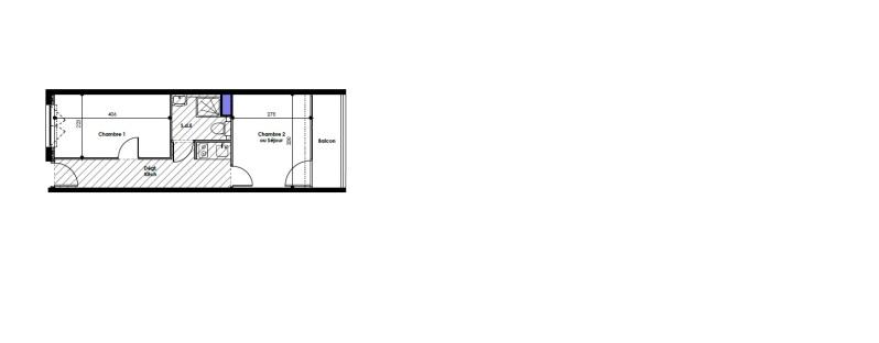 Appartement - 28 m² - 1 pièce