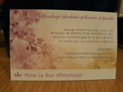 Marie le Brun reflexologie