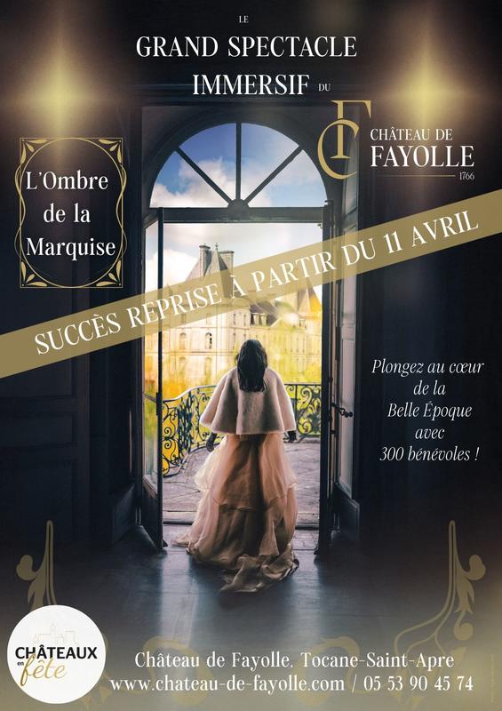 Grand spectacle immersif du Château de Fayolle - l'ombre de la Marquise