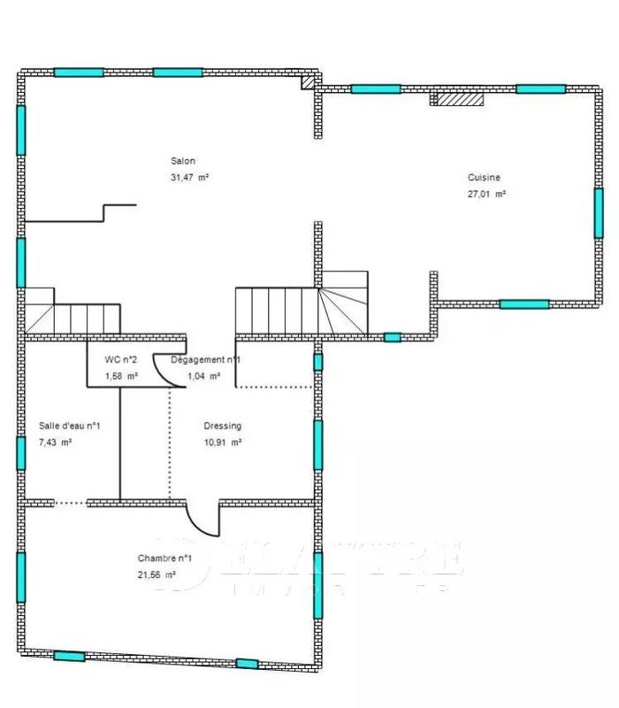 Maison - 232 m² - 8 pièces