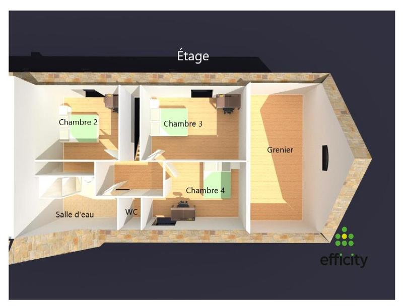 Maison - 130 m² - 1 pièce