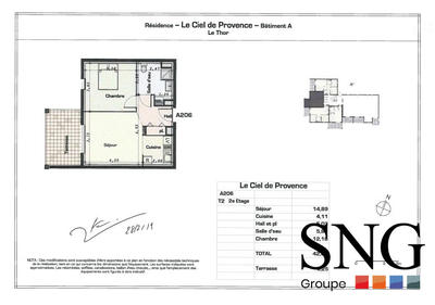 Appartement - 42 m² - 2 pièces