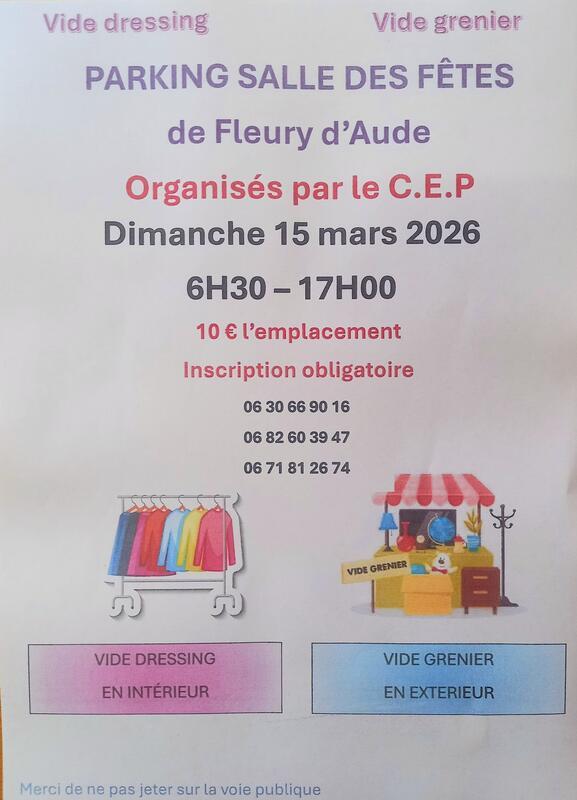 Vide grenier - vide dressing du cep
