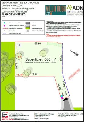 Terrain constructible - 600 m²
