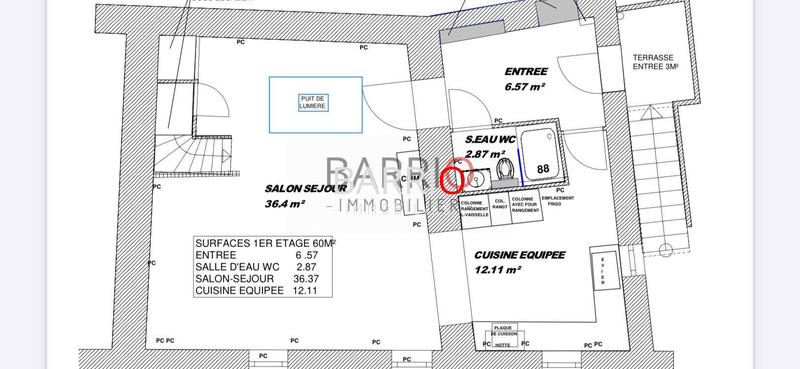 Maison - 95 m² - 3 pièces