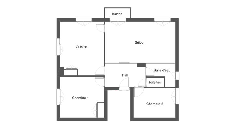 Appartement - 73 m² - 3 pièces