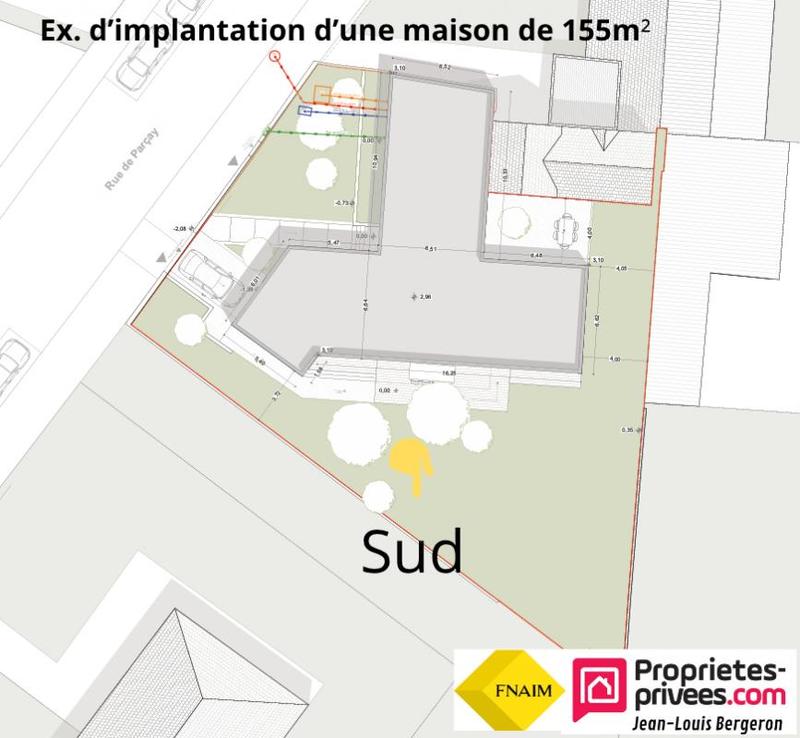Terrain constructible - 706 m²