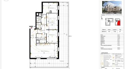 Appartement - 76 m² - 4 pièces