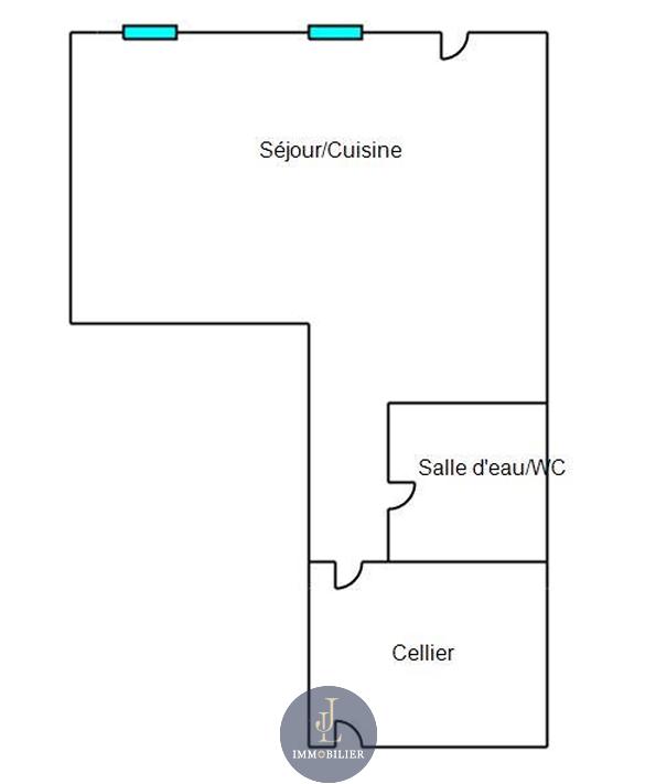 Appartement - 28 m² - 1 pièce