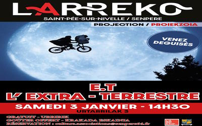 Projection cinématographique : E.T l'extra - terrestre