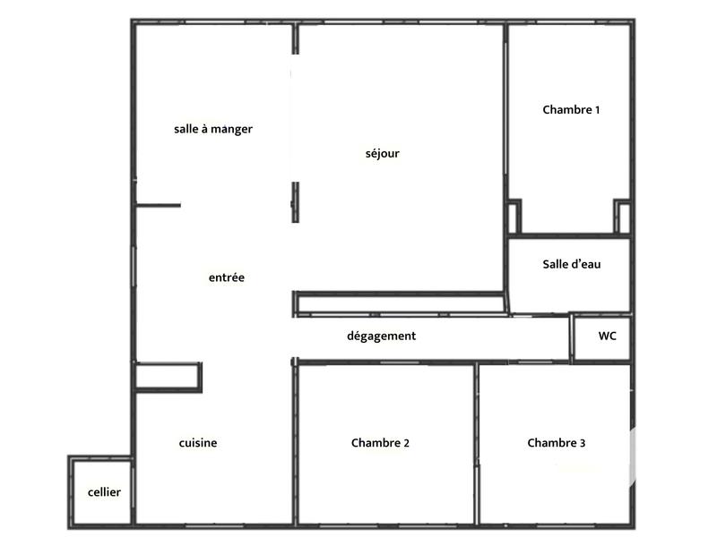Appartement - 117 m² - 5 pièces