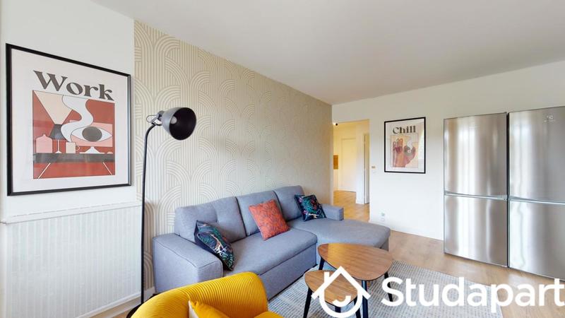 Chambre - 12 m² - 1 pièce