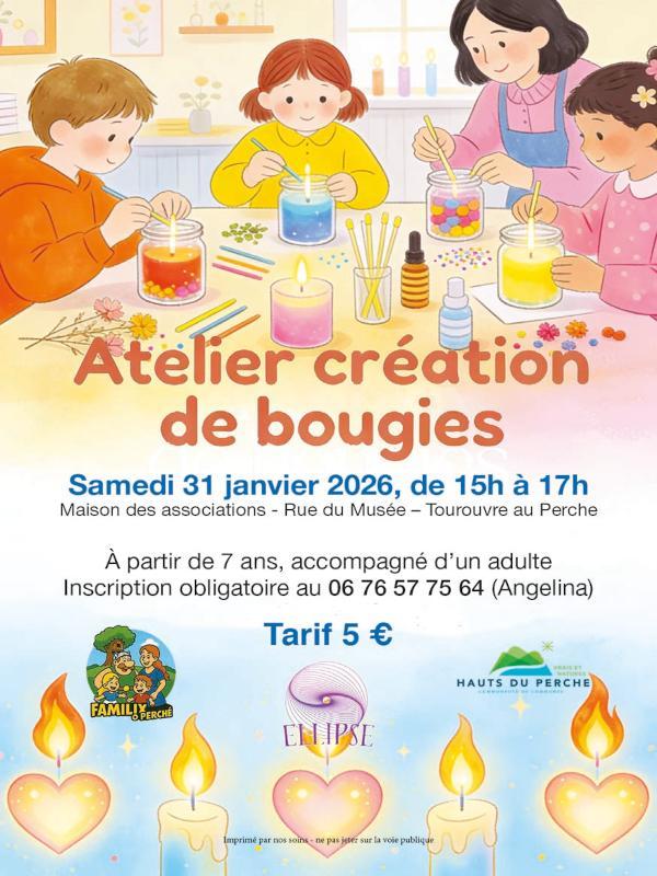 Atelier création de bougies