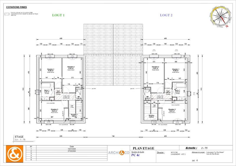 Appartement - 88 m² - 4 pièces