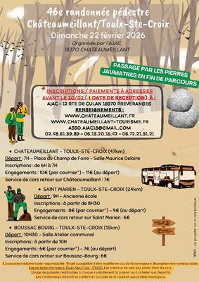 Randonnée Châteaumeillant Toulx Saint Croix
