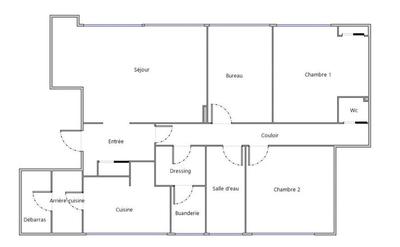 Appartement - 100 m² - 4 pièces