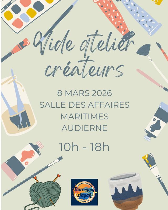 Vide ateliers des créateurs