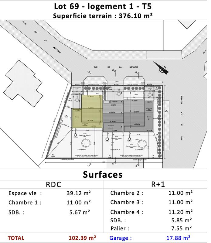Villa - 102 m² - 5 pièces