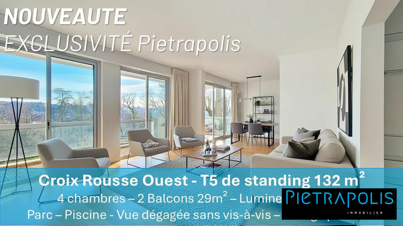 Appartement - 132 m² - 5 pièces