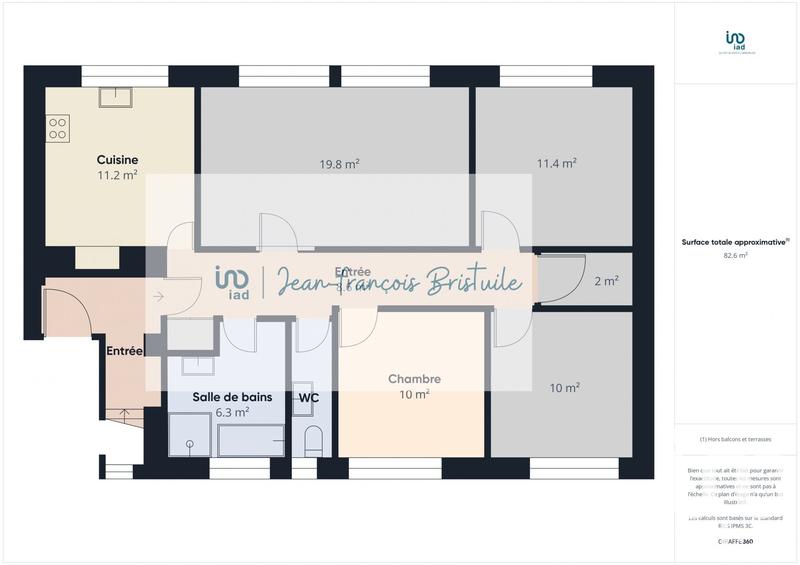 Appartement - 79 m² - 4 pièces