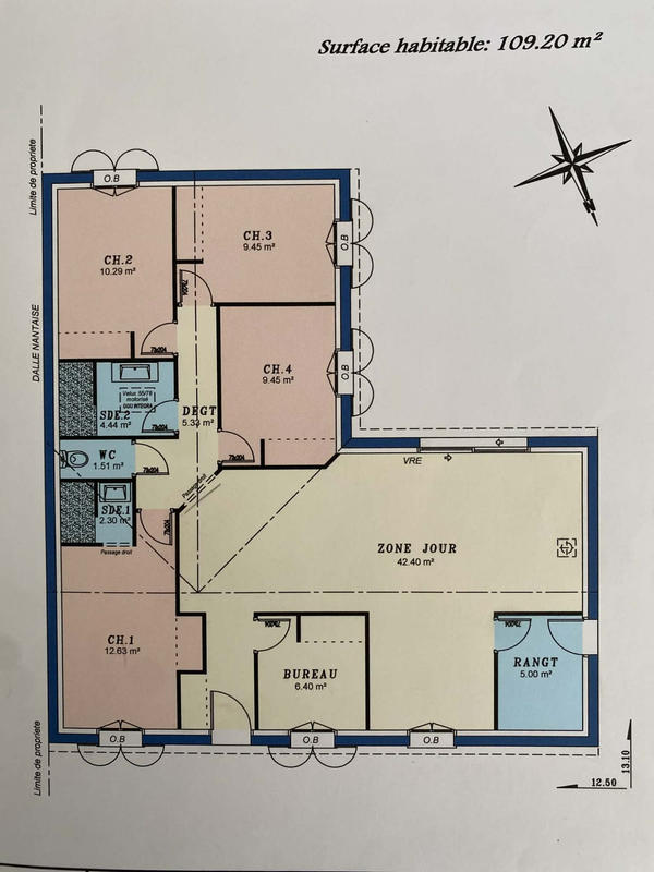 Maison - 109 m² - 7 pièces