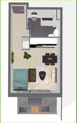 Appartement - 30 m² - 1 pièce