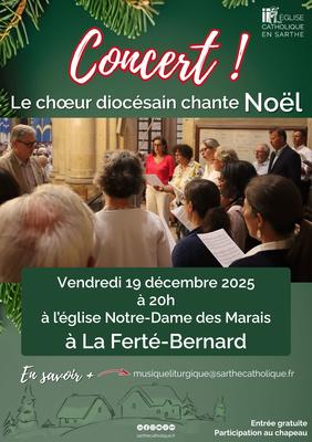 Le choeur diocésain chante Noël